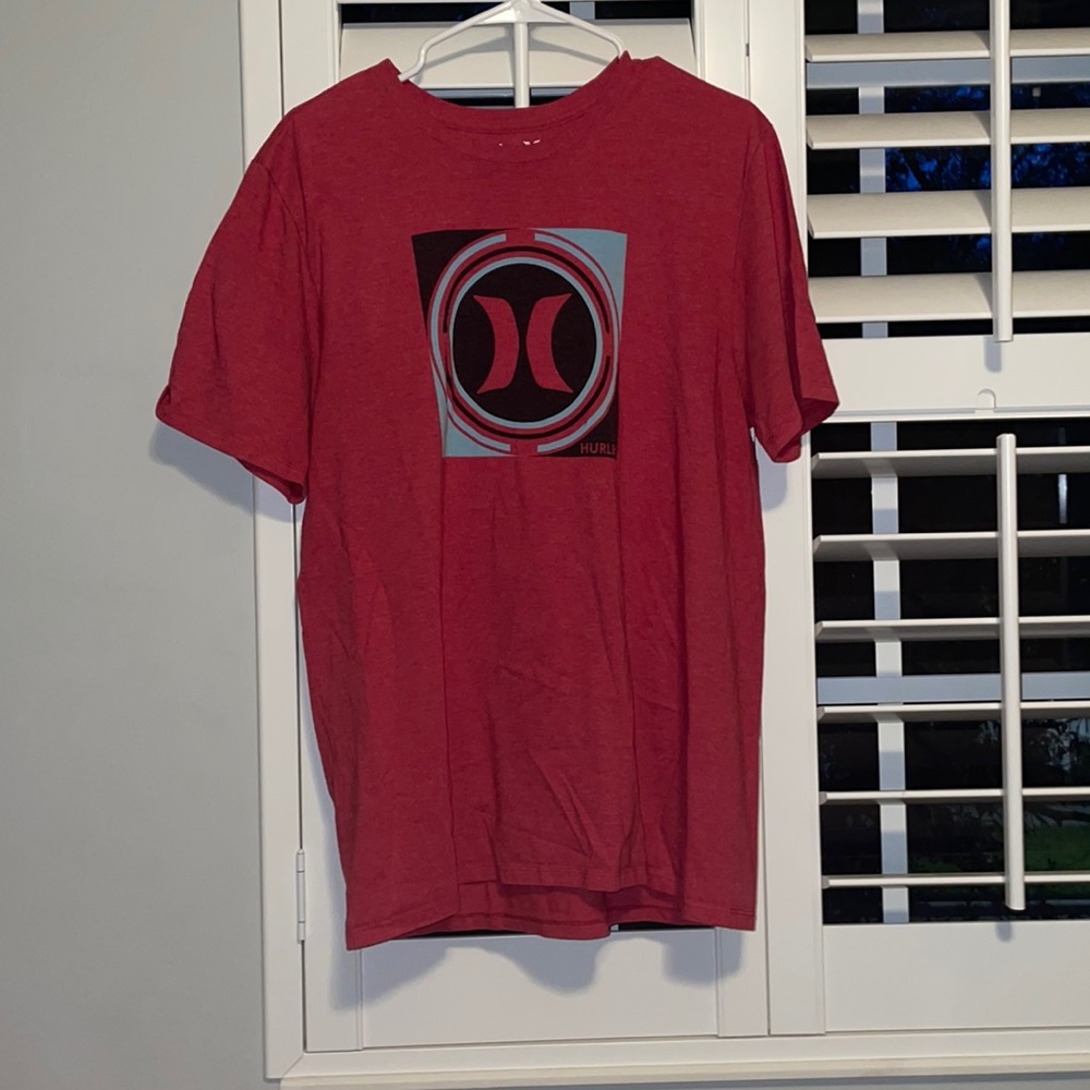 Men’s Red Hurley Tshirt Large Size